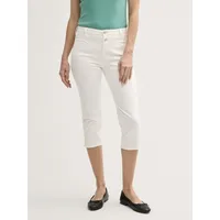 Tom Tailor Kate Capri Hosen - Whisper White -
