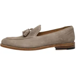 Loafer HENRY STEVENS "Marshall TL", Herren, Gr. 42, beige, Leder, elegant, Schuhe