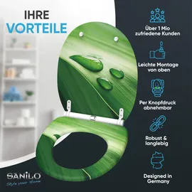 Sanilo WC-Sitz Green Leaf grün