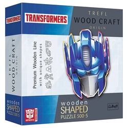 Trefl Puzzle Trefl 20195 Wood Craft Sonderform Transformers, 500 Puzzleteile, Made in Europe bunt