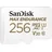 Class 10 UHS-I V30 + SD-Adapter 256 GB