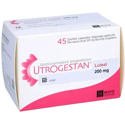 UTROGESTAN Luteal 200 mg Weichkaps.z.vaginal.Anwe. 45 St