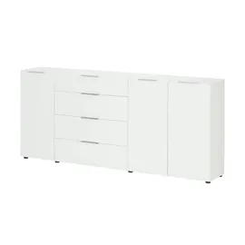 Möbel Kraft Sideboard 226 x 99 x 40 cm Weiß
