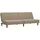 vidaXL Schlafsofa Kunstleder 2-Sitzer Cappuccino-Braun