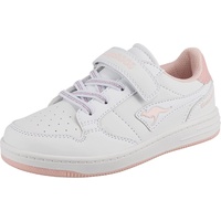 KangaROOS Unisex K-cp Fresh Ev Sneaker, White Peach Blush, 37 EU