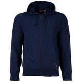 POLO RALPH LAUREN Herren Hoodie - L/S HOODIE-SLEEP-TOP, Kapuzenjacke, Zipper, uni Blau XL