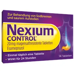 Nexium Control 20 mg magensaftresistente Tabletten 14 St