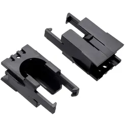 Pololu Romi Chassis Motor-Clip-Paar - Schwarz