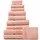 Rhomtuft Princess Saunatuch 95 x 180 cm peach