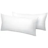 Beautissu BeauNuit UK Kopfkissen 40 x 80 cm Weiß