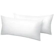 Beautissu BeauNuit UK Kopfkissen 40 x 80 cm Weiß