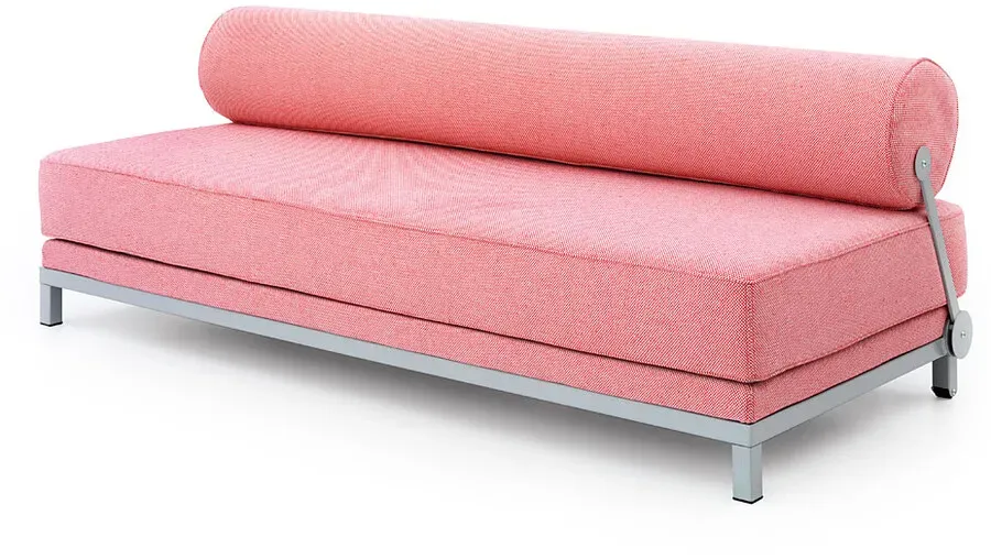 Softline Schlafsofa Sleep rot, Designer busk+hertzog, 73x204x90 cm