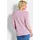 GOLDNER Strickpullover mit Wellenstruktur Rosa 21