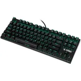 iBox K-2R Rgb Tastatur, Mechanisch, Blauer Schalter, Gaming