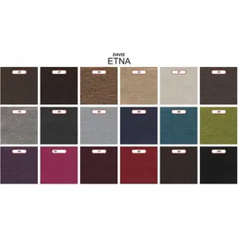 aea Designer Bett Schlafzimmer Betten Textil Leder Hotel Luxus Polster Sitz Stoff - Grau