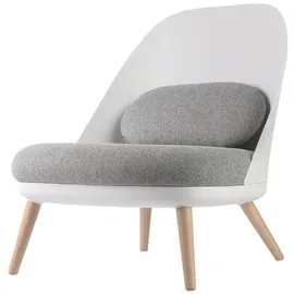 Paperflow meet powered by PAPERFLOW Sessel COCOON weiß buche Kunststoff, 1 St.