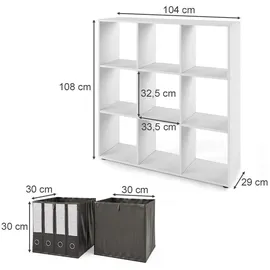 Vicco Nove Raumteiler 104 x 108 cm Weiß