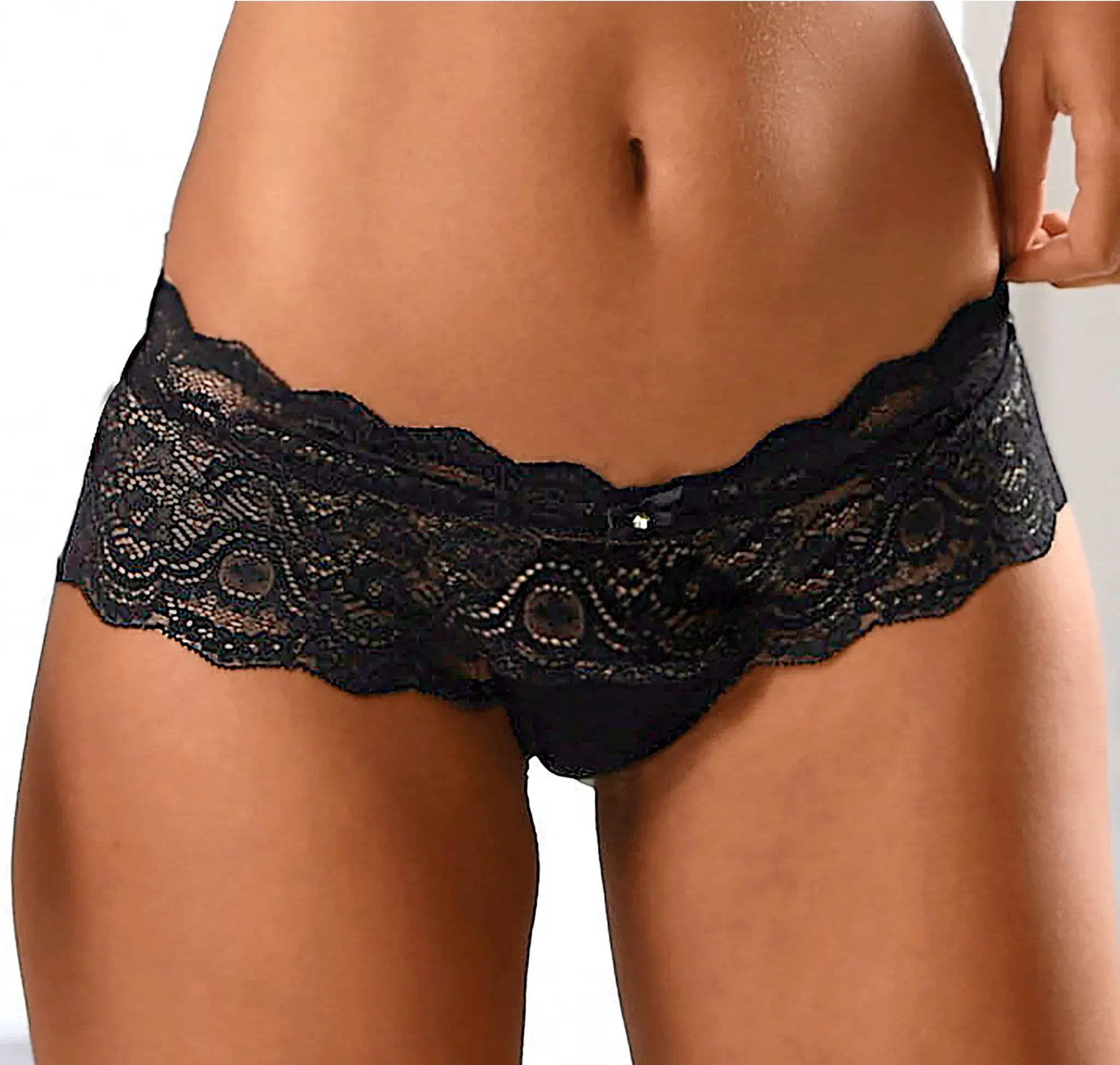 LASCANA Panty, Dessous aus Spitze LASCANA schwarz 44/46