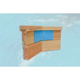 Weka Massivholzpool 593 B Set 476 x 376 x 116 cm inkl. Sandfilteranlage
