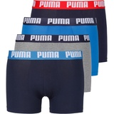 Puma Basic Boxershorts blue combo S 4er Pack