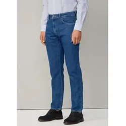 Hackett London für Herren. HM212701 Jeans Cot Leinen Denim blau (33/32), Lässig, Baumwolle