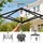 Sekey Faltpavillon 3 x 3 m inkl. 4 Seitenteile Grau