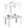 Dmora Dilici 140/190 x 78 x 90 cm weiß