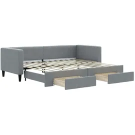vidaXL Tagesbett 80 x 200 cm Hellgrau