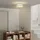 Homcom Deckenleuchte 1 E27 rund transparent weiß