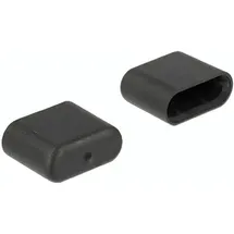 DeLock 64008 Staubschutz für USB Type-C Stecker 10 Stück Schwarz