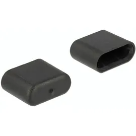 DeLock 64008 Staubschutz für USB Type-C Stecker 10 Stück Schwarz