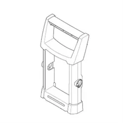 Nilfisk Original 31001124 Handgriff für Schlauchaufroller C120.7 inkl. 2 Schrauben