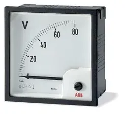 ABB VLM-1-250/96 Voltmeter analog Direktmessung, 250V, Wechselspannung, 96 2CSG113180R4001 VLM125096