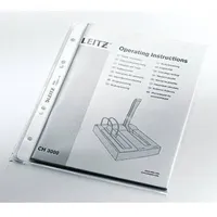 Leitz Prospekthülle Premium din A5 0, oben offen Polypropylen
