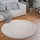Paco Home Cadiz 630 Kurzflorteppich Ø 80 cm silberfarben 