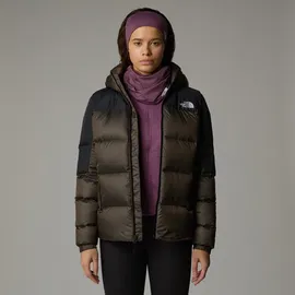 The North Face NF0A89900BI1 Women’s DIABLO DOWN Jacket Jacket Damen, SMOKEY BROWN BLACK heat), Größe M