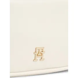 Tommy Hilfiger TH Logotape Camera Bag Umhängetasche Kunstleder Beige/Creme