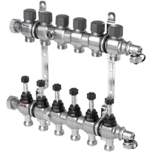 Viega Heizkreisverteiler 1010, 9-fach, Edelstahl 786892