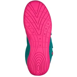 TROLLKIDS Eikefjord Barefoot Wanderschuhe - Smaragd / Rubine - EU 32
