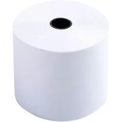 Exacompta 40592E 50x Rollen für Tischrechner und Kassensysteme 57x70mm, 1-lagig Offset extraweiß 60g/m2, Tintenstrahldruck - Weiß