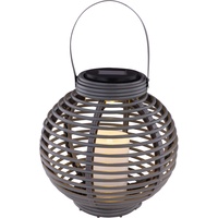 GLOBO Solarleuchte Rattan Optik