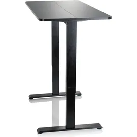HJH Office Schreibtisch Stand CR Schwarz Computertisch manuell verstellbar