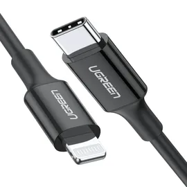UGREEN USB-C auf Lightning 1 m Schwarz