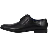 Bugatti Herren Klassischer Business Halbschuh Aus Leder, Mit Bequemer Passform Derbys, Schwarz, 40