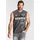 MAN'S WORLD Muscleshirt MAN'S WORLD, Herren, Gr. M (48/50), grau, Single Jersey, Obermaterial: 100% Baumwolle, bedruckt, normal, Rundhals, Shirts, ohne Ärmel, bedruckt, Rundhalsausschnitt, aus Baumwolle, Topseller