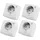Homematic IP 157338A0, Schaltsteckdose, 4 Stück