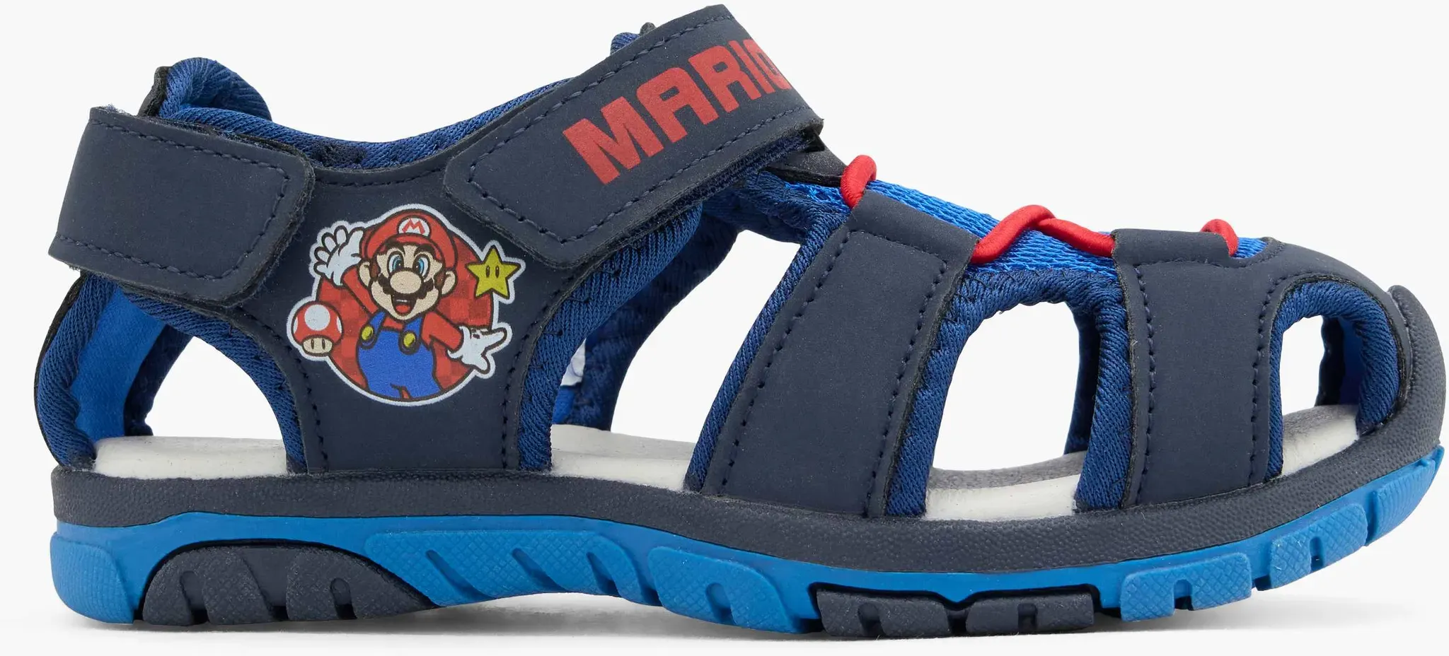 Super Mario  Sandale Blau, Kinder, Größe: 32, Material: PU/Textil - Super Mario  Sandale Blau, Kinder, Größe: 32, Material: PU/Textil - man - Blau