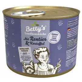 Betty's Landhausküche Hunde Rind Rentier & Kartoffel 6 x 200 g