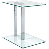 Haku-Möbel HAKU Möbel Beistelltisch Glas transparent 45,0 x x 50,0 cm