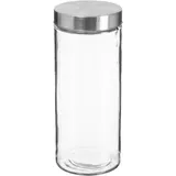 Five 5five - Glas glas deckel edelstahl "nixo" 2l - Transparent